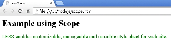 scope